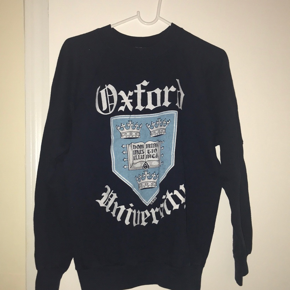 Oxford University sweatshirt